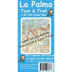La Palma Super-durable Tour and Trail Map