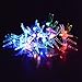 Ucharge Christmas Solar Led Lights 16ft 20 LED Waterproof Fairy Lighting for Christmas Trees, Garden, Patio, Wedding, Party and Holiday Decorations, Multi Color
