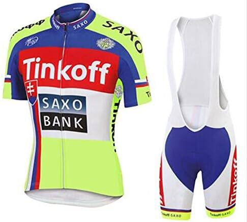 Mens 2016 Breathable Pro Cycling Team Bicycling Jerseys and Cycling Shorts Bib Kit S