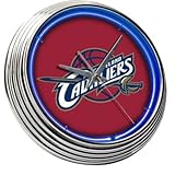 Cleveland Cavaliers Red Neon Clock