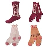 ［キロフライ］kiloflyベビーノスキッドコットンソックスバリューパック、3ペア、赤ちゃん学?