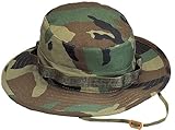 IMAGE OF Woodland Camouflage Military Boonie Hat (Polyester/Cotton) 5800 Size 7.5