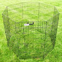 Precision Pet Ultimate Exercise Pen, 48", Black