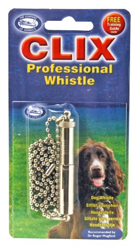 Clix Dog Training Equipment - Professional Whistle and training manual
