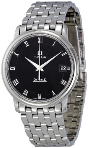 Omega Men's 4510.52 DeVille Co-Axial Black Dial Watch