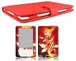 Bundle Monster Kindle 2 Synthetic Leather Case Cover Jacket + Skin Sticker + Screen Protector Ebook Accessories Combo - Fit 2nd Generation 6 Display