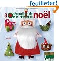 30 d�corations de no�l en tissu
