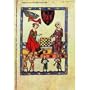 Master of Manesse Liederhandschrift (Manesse Liederhandschrift (Grand Heidelberger Liederhandschrift) Scene: chess) Blac - 11x17