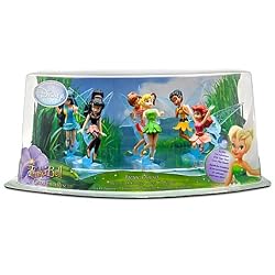 Tinker Bell and the Great Fairy Rescue Figurine Play Set 6-Pcs.