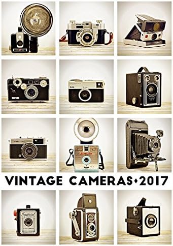 2017 Vintage Camera Desk Calendar