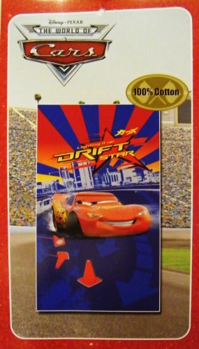 Disney Cars Race For 1st Beach Bath Towel OFFICIAL Rally Cars Beach Towel