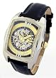 Auguste Galan MECCANIX TTS Mens Mechanical "Skeleton" Watch with Black Strap. Model: AG-0566