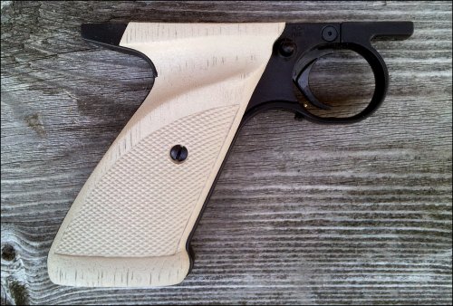 Crosman Custom Grips - Sticky 'n' Gritty - Matte Black - Fits 2240 1377 1322 2300T