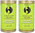 Great Lakes Gelatin, Collagen Hydrolysate, Beef, Kosher, 16 oz. 2 Pack