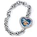 New York Knicks SILVER RHINESTONE WOMEN'S/LADIES HEART WRIST WATCH