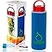Infusion Water Bottle - Fruit Infuser Sports Water Bottle BPA-Free Tritan 27 oz With Protective Sleeve & eBook Preparation Guide - Refreshes Your Tastebuds & Boosts Your Health