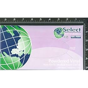7, boxes, 700, POWDERED, VINYL, MEDIUM, GLOVES, NEW, GLOVE, by, SELECT MEDICAL PRODUCTS, for, FOOD SERVICE, GENERAL USE, for HAND HYGIENE, HANDS PROTECTION, NON-STERILE, MEDICAL, EXAM, GLOVES, SHADES, UPC609722846776