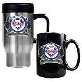2008 NLCS National League Champions Philadelphia Phillies 16oz Travel Mug & 15ozCeramic Mug set