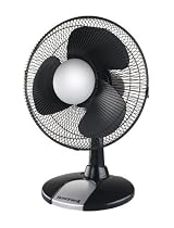 Honeywell HT-112E 12" Oscillating Table Fan - Black