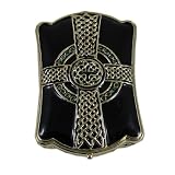 Celtic Cross Trinket Jewelry Box Black Bejeweled Black