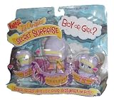 Bratz Lil' Angels Secret Surprise Numbered Collector Series 3 Pack Set with 1 Bratz Lil Angelz Baby (# 676) and 2 Pets (# 683 and # 690) in Light Purple Color Wrap