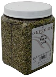Colorado Spice Fennel Seed, Whole, 21-Ounce Jars (Pack of 2)