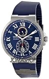 Ulysse Nardin Maxi Marine Chronometer Blue Dial Mens Watch 263-67-3-43