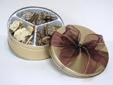 1Lb Tin Gourmet Almond Pecan Toffee with Milk chocolate