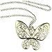 ReNext Retro Classic Vintage Bronze Butterfly Pendant Necklace Chain