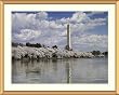 Cherry Blossoms, Cloud, and the Washington Monument Photograph - Beautiful approx. 25"x29" Framed & Matted - 1 1/2" Antique Style Gold Frame - Photographic Print by Carol M. Highsmith