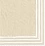 Stripe Border Natural Beverage Napkins