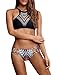 Generic Two Piece Halter Vintage Womens Bikini Swimsuits Swimwear