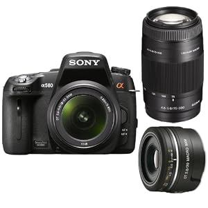 Sony Alpha A580/L 16.2MP HD DSLR Camera