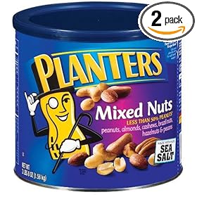 Planters Mixed Nuts, 56-Ounce Packages (Pack of 2) $30.10
