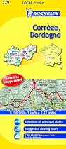 Correze, Dordogne (Michelin Local Maps)