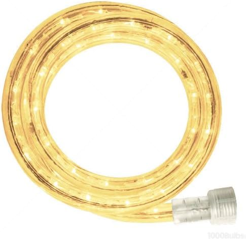 Incandescent - 18 ft. - Rope Light - Warm White Clear - 120 Volt - 150 ft. Max Run - Includes Easy Installation Kit - 042-CL-18