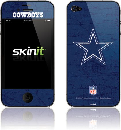 Skinit Dallas Cowboys Distressed Vinyl Skin for Apple iPhone 4 / 4S