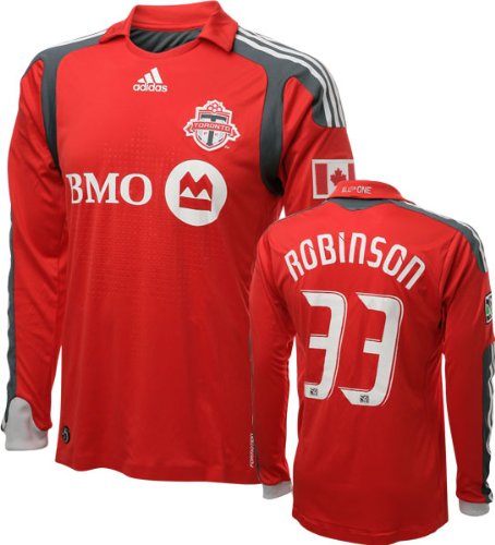 Carl Robinson Game Used Jersey: Toronto FC #33 Long Sleeve Home Jersey Carl Robinson Game Used Jersey: Toronto FC #33 Long Sleeve Home Jersey