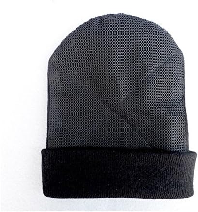 Ulgen Head Spin Beanie Hat BBoy Hip-Hop Turn Head Dance Beanies Knitted Hat (Black)