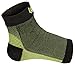 Webb Compression Plantar Fasciitis Compression Foot Sleeves (1 Pair) Men & Women Heel/Arch/Ankle Support Sock (Green/Black) Helps Improve Circulation, Reduce Swelling, Relieve Foot Pain (Large)