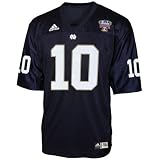 adidas - Adidas Notre Dame Fighting Irish #10 Navy Blue 2007 Sugar Bowl Replica Jersey