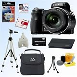 Sony Cybershot DSC-H7 8.1 MP Digital Camera (Black) + 2GB Deluxe Accessory Kit