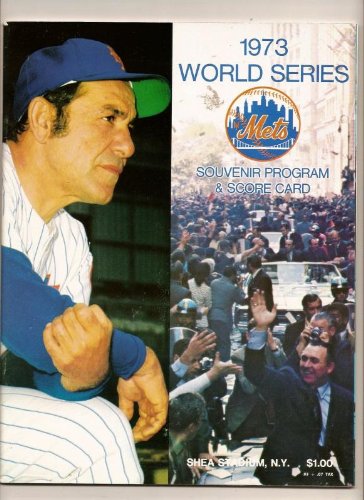 1973 World Series Program A's @ Mets
