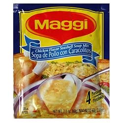 Maggi Seashell Soup Mix, 2.11-Ounce Packets (Pack of 48)