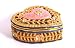 Heart shaped jewelled Imperial Treasures trinket box in pink