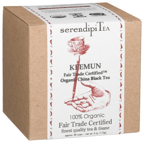 SerendipiTea Keemun, China, Organic Black Tea, 4-Ounce Boxes (Pack of 2) by SerendipiTea