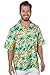 Benny's Mens Flamingos Hawaiian Shirt