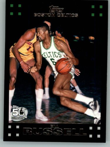 2007-08 Topps #6 Bill Russell - Boston Celtics (Basketball Cards)