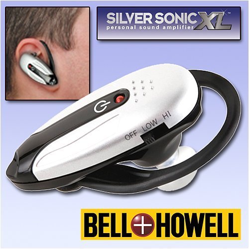 Bell & Howell Silver Sonic XL Personal Sound Amplifier Health Beauty