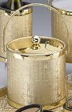 Review Kraftware  / Kraftware 45568 Scandia - Gold 3 Quart Ice Bucket with Bale Handle, Bands and Metal Cover